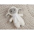 Мягкая игрушка Beastie Toys, овечка с белым шарфом