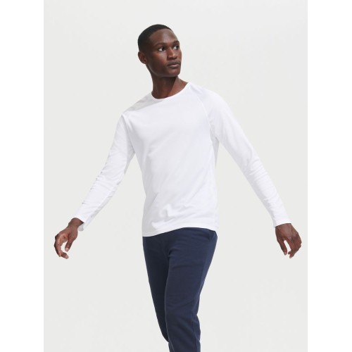 Футболка с длинным рукавом Sporty LSL Men, неоново-зеленая