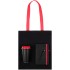 Набор Velours Bag, черный с красным
