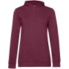 Толстовка с капюшоном женская Hoodie, бордовая Толстовка с капюшоном женская Hoodie, бордовая