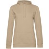 Толстовка с капюшоном женская Hoodie, бежевая Толстовка с капюшоном женская Hoodie, бежевая