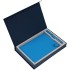 Коробка Silk с ложементом под ежедневник 15х21 см и ручку, ver.2, темно-синяя