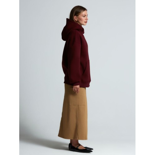 Худи Kulonga Oversize, бордовое