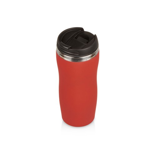 Термокружка Double wall mug C1, soft touch, 350 мл, красный (Р)
