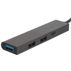 USB-хаб Command с коннектором 2-в-1 USB-C и USB-A, 2.0/3.0