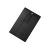 Флеш-карта USB 2.0 в виде металлической карты Card Metal, черный