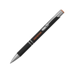 Ручка металлическая шариковая Legend Mirror Gum soft-touch