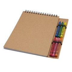 Блокнот А5 Doodle с восковыми мелками