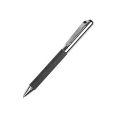 Ручка шариковая Venera из переработанной стали и переработанной кожи