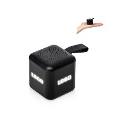 Портативная колонка TWS с подсветкой лого Tiny, 3 Вт