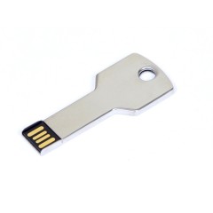 Флешка в виде ключа USB 2.0, , серебристый