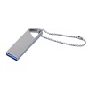 USB 3.0-флешка с мини чипом, компактный дизайн, отверстие треугольной формы для цепочки