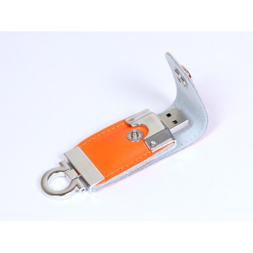 USB-флешка в виде брелка USB 2.0, оранжевый