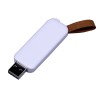 USB-флешка промо прямоугольной формы USB 3.0, выдвижной механизм, белый USB-флешка промо прямоугольной формы USB 3.0, выдвижной механизм, белый