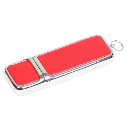 Флешка 3.0 компактной формы USB 3.0, , красный/серебристый