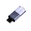 USB-флешка промо прямоугольной формы USB 2.0, выдвижной механизм, черный USB-флешка промо прямоугольной формы USB 2.0, выдвижной механизм, черный