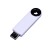 USB-флешка промо прямоугольной формы USB 2.0, выдвижной механизм, черный USB-флешка промо прямоугольной формы USB 2.0, выдвижной механизм, черный