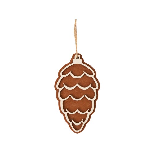 Деревянная подвеска на елку Cedar
