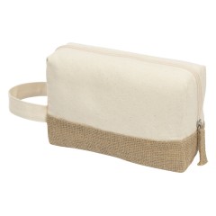 Косметичка Jute с ручкой из хлопка и джута