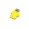 Флешка в виде футболки USB 2.0, , желтый