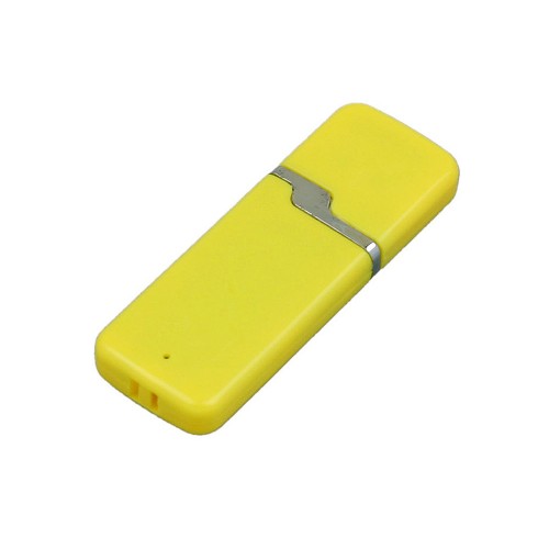 Флешка 3.0 промо прямоугольной формы c оригинальным колпачком USB 3.0, , желтый