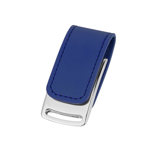 Флеш-карта USB 2.0 с магнитным замком Vigo, синий/серебристый