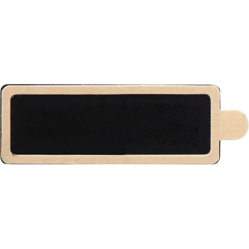 USB 2.0- флешка c подсветкой логотипа Hook LED, темно-серый, синяя подсветка