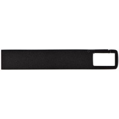 USB 2.0- флешка c подсветкой логотипа Hook LED, темно-серый, синяя подсветка