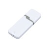 Флешка промо прямоугольной формы c оригинальным колпачком USB 2.0, , белый Флешка промо прямоугольной формы c оригинальным колпачком USB 2.0, , белый