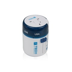 Адаптер с 2-мя USB-портами Twist & Slide