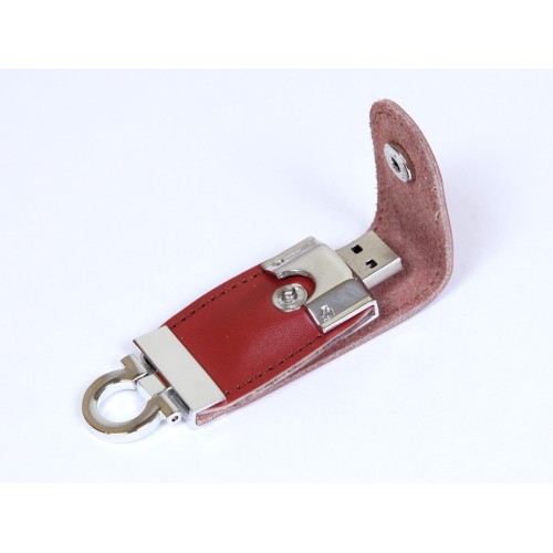 USB-флешка в виде брелка USB 2.0, коричневый