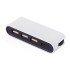 USB-хаб Hubix с коннектором 2-в-1 USB-C и USB-A, 2.0, белый