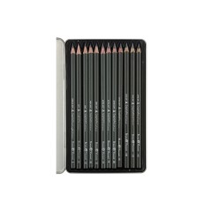 Набор из 12 чернографитовых карандашей Sketch & Art В - 14В
