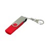Флешка с поворотным механизмом USB 2.0, c дополнительным разъемом Micro USB,, красный Флешка с поворотным механизмом USB 2.0, c дополнительным разъемом Micro USB,, красный