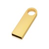 USB 2.0-флешка с мини чипом и круглым отверстием, золотистый