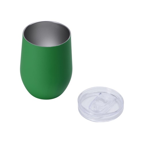 Термокружка Sense Gum, soft-touch, непротекаемая крышка, 370мл, крафтовая упаковка, зеленый