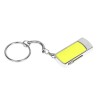 Флешка прямоугольной формы USB 2.0, выдвижной механизм с мини чипом,, желтый/серебристый Флешка прямоугольной формы USB 2.0, выдвижной механизм с мини чипом,, желтый/серебристый