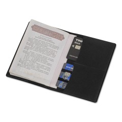 Обложка для паспорта с RFID защитой отделений для пластиковых карт Фэйвор