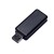 USB-флешка промо прямоугольной формы USB 2.0, выдвижной механизм, черный USB-флешка промо прямоугольной формы USB 2.0, выдвижной механизм, черный