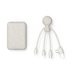 Внешний аккумулятор BioPack c кабелем Mr. Bio, 5000 mAh