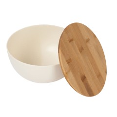 Салатник из натуральных волокон с бамбуковой крышкой Bowl