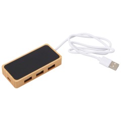 USB хаб с подсветкой лого Reedia S5, 3*USB, 1*Type C