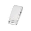Флеш-карта USB 2.0 с магнитным замком Vigo, белый/серебристый