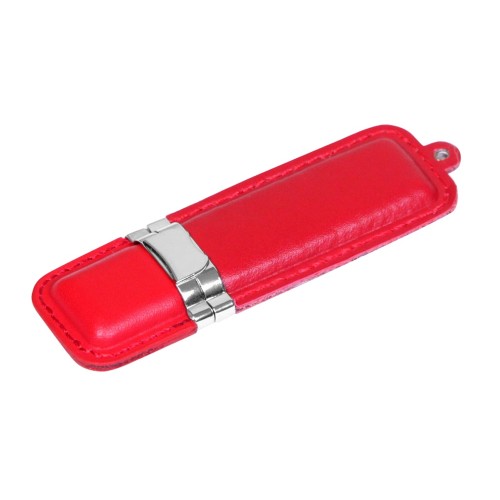 Флешка классической прямоугольной формы USB 2.0, , красный