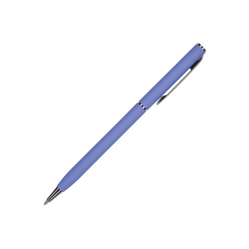 Ручка шариковая автоматическая BrunoVisconti® PALERMO цвет корпуса фиолетовый, soft-touch, 0.7 мм