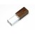 USB-флешка прямоугольной формы USB 2.0, под гравировку 3D логотипа, материал стекло, с деревянным колпачком красного цвета, красный USB-флешка прямоугольной формы USB 2.0, под гравировку 3D логотипа, материал стекло, с деревянным колпачком красного цвета, красный