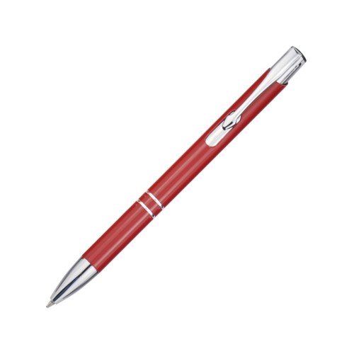 Шариковая ручка Moneta из переработанного алюминия - Красный