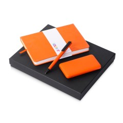 Подарочный набор COLOR IT c блокнотом, ручкой и повербанком, 10000 mAh