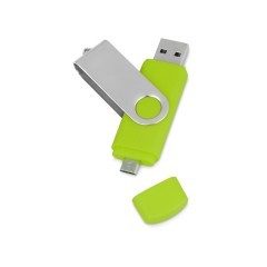 USB/micro USB-флешка 2.0 Квебек OTG USB 2.0, зеленое яблоко