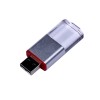 USB-флешка промо прямоугольной формы USB 2.0, выдвижной механизм, красный USB-флешка промо прямоугольной формы USB 2.0, выдвижной механизм, красный